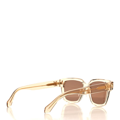 Louis Vuitton Acetate Square LV Confidence Sunglasses Z2203U Transparent Brown 4 of 7