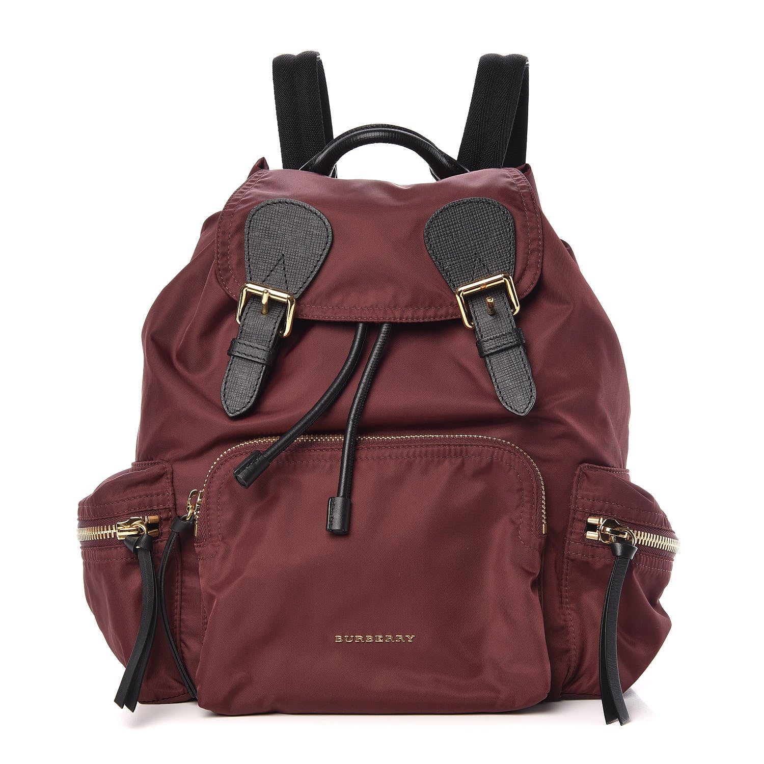 Burberry Nylon Medium Rucksack Backpack Burgundy Red 1 of 9