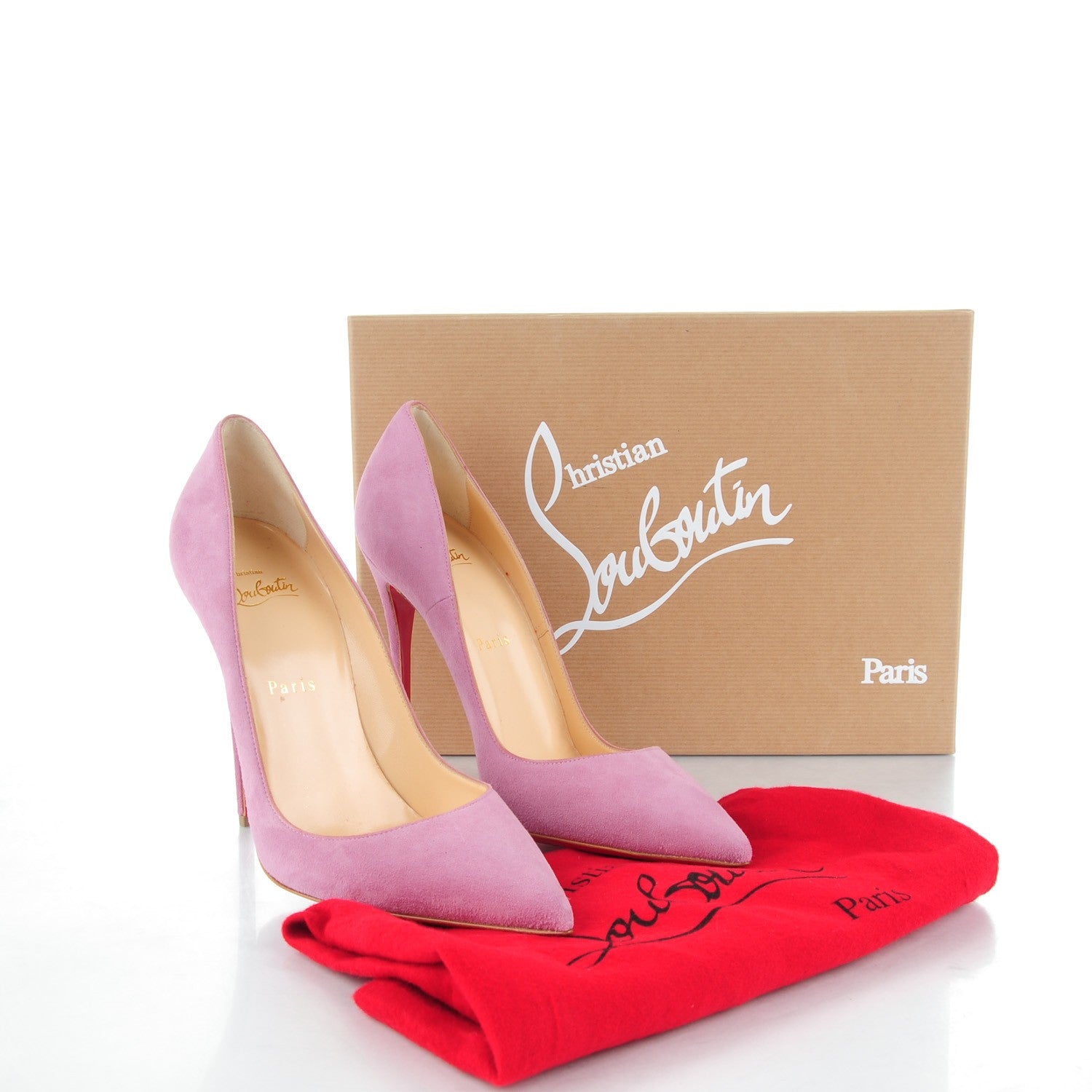 Christian Louboutin Suede So Kate 120 Pumps 38.5 Rosette 8 of 8