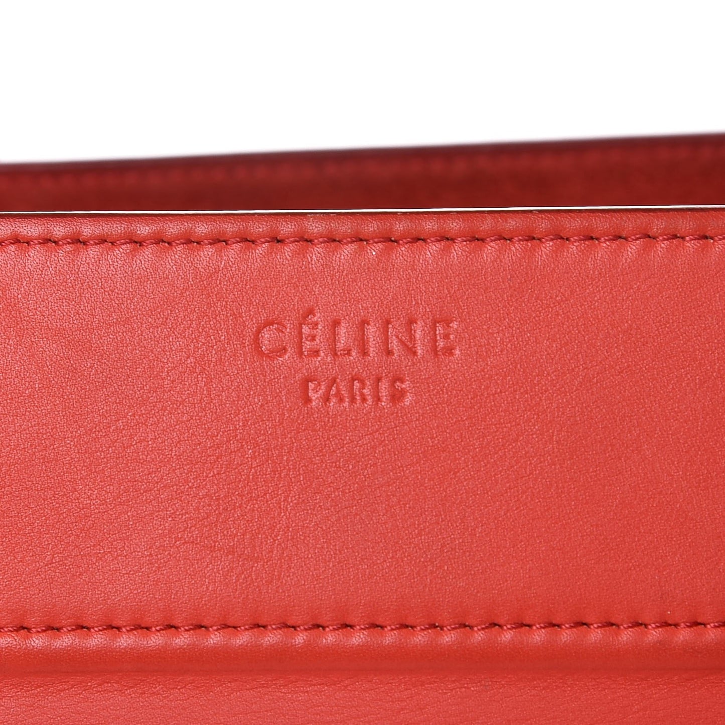 Nappa Calfskin Medium Phantom Luggage Vermillion