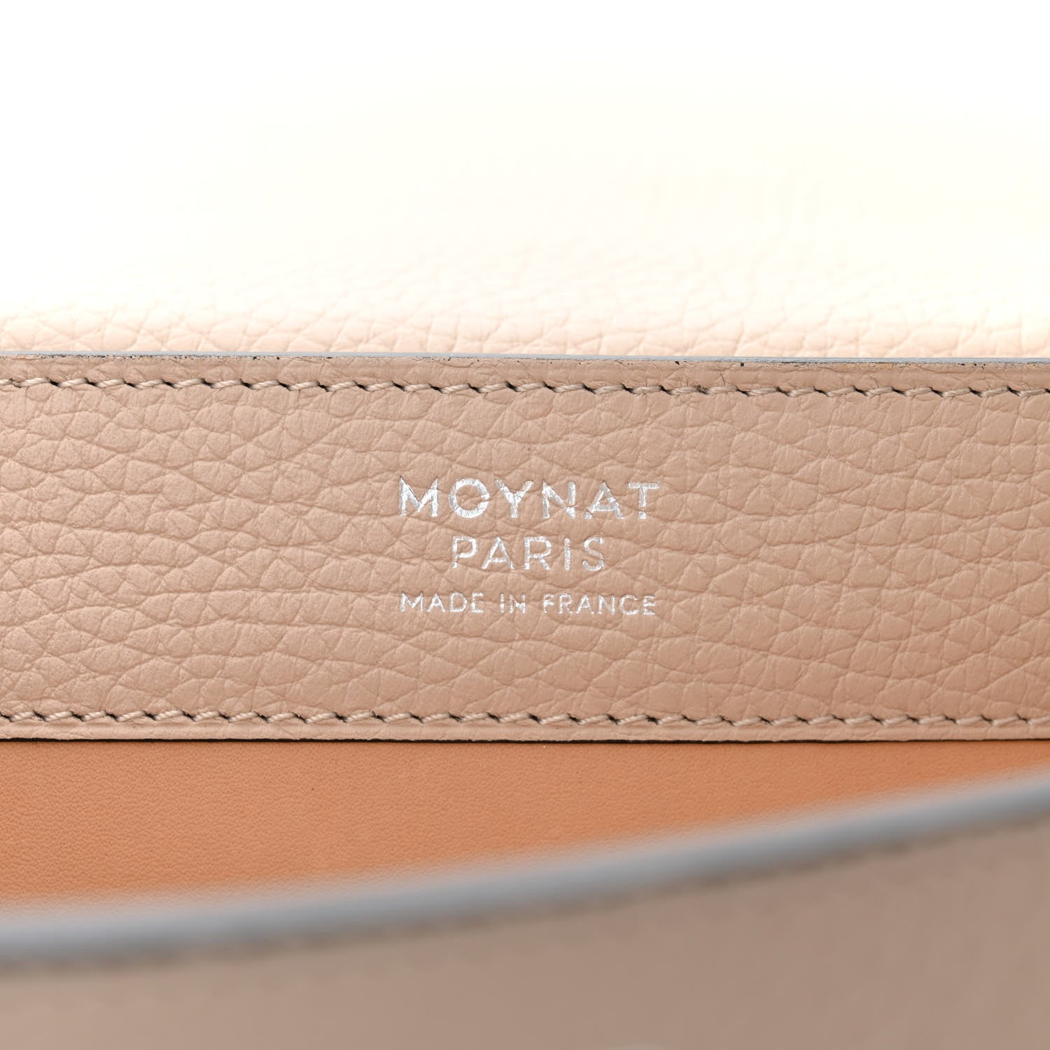 Moynat Taurillon Blush Rejane PM Tourterelle 6 of 12
