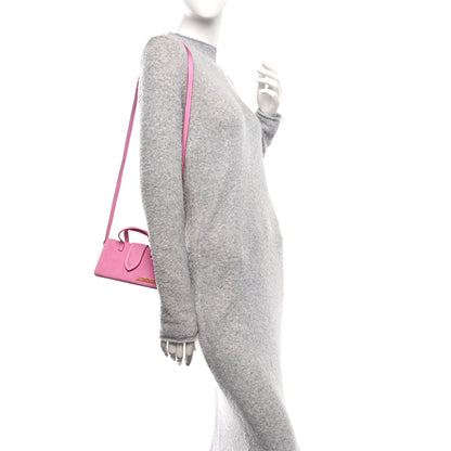 Jacquemus Nubuck Le Porte Top Handle Bag Pink 2 of 9
