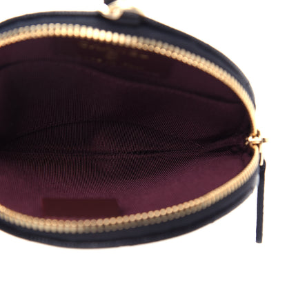 Chanel Caviar Quilted Round Clip On Coin Purse Black 5 of 8