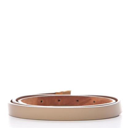 Louis Vuitton Ceinture Belt Gold Buckle 95 Nude 3 of 7