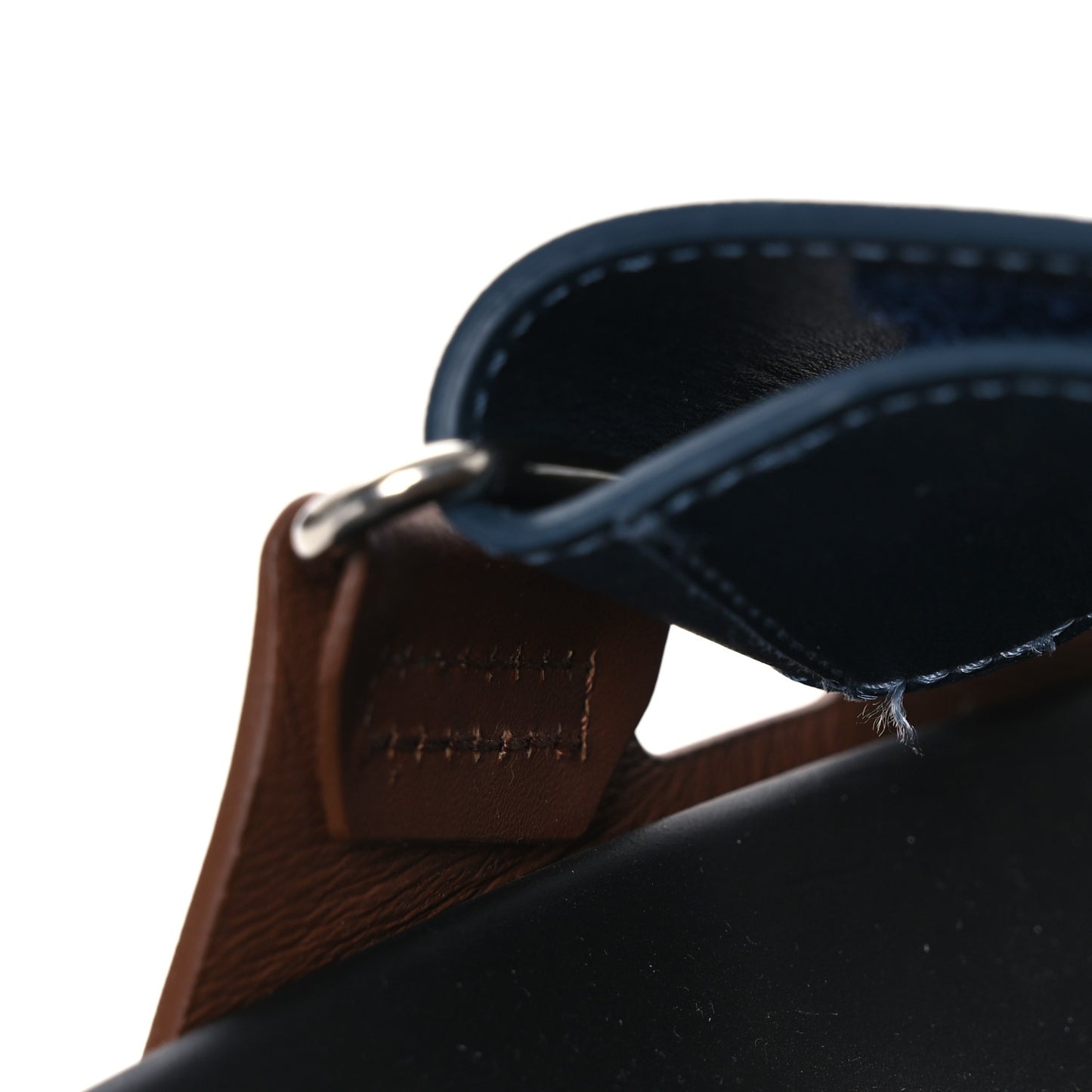 Calfskin Mens Chypre Sandals 43 Gold Bleu Celeste