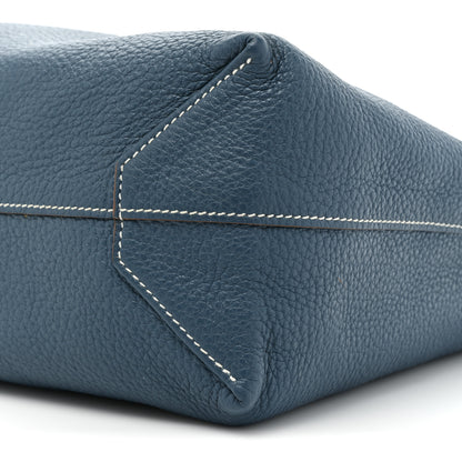 Hermes Taurillon Clemence Double Sens 36 Reversible Tote Menthe Colvert 11 of 20