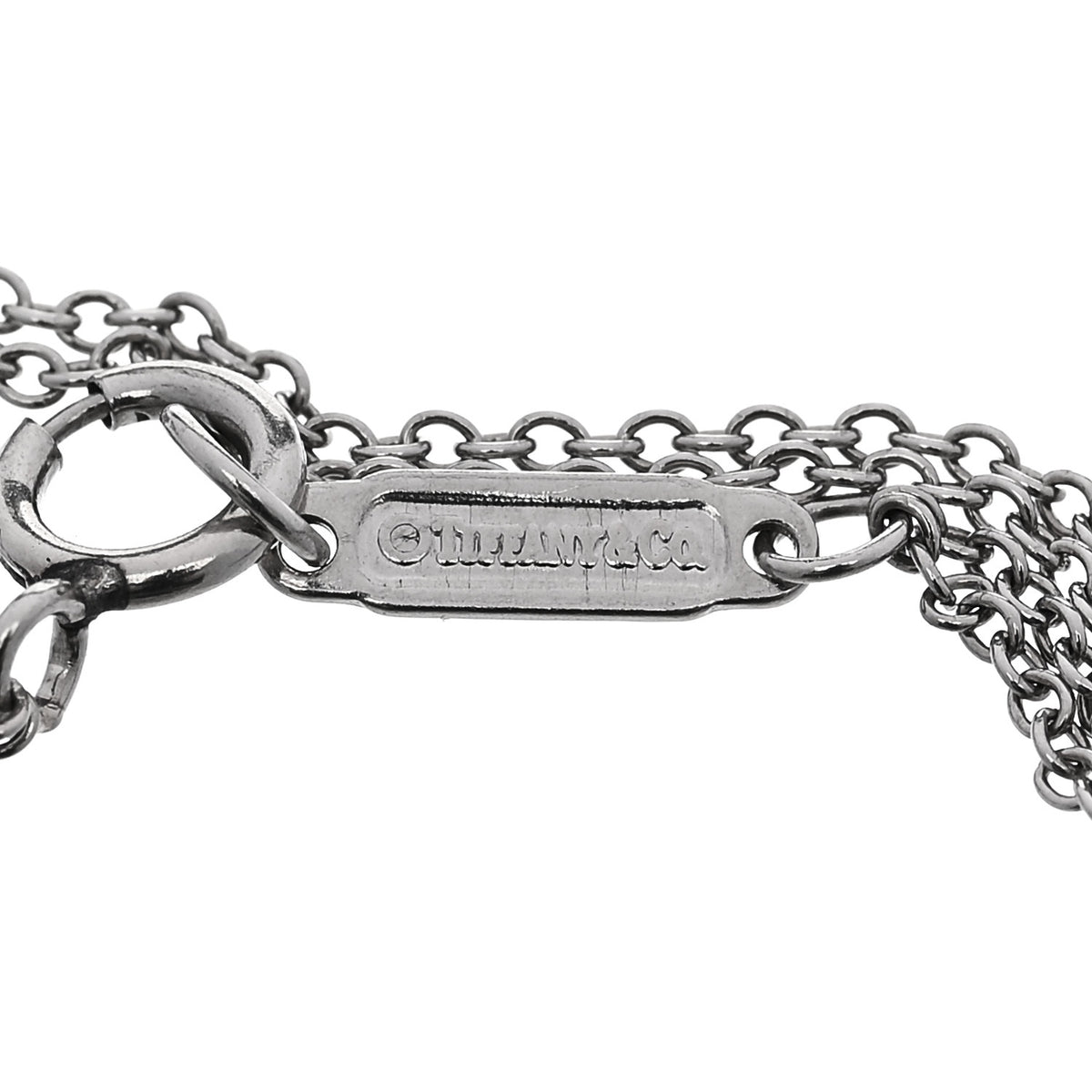 Platinum Diamond .12ctw Victoria Double Chain Bracelet