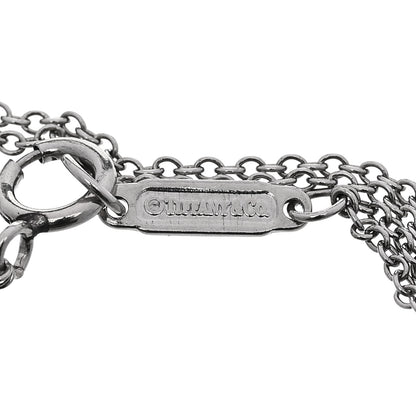 Tiffany Platinum Diamond .12ctw Victoria Double Chain Bracelet 3 of 4