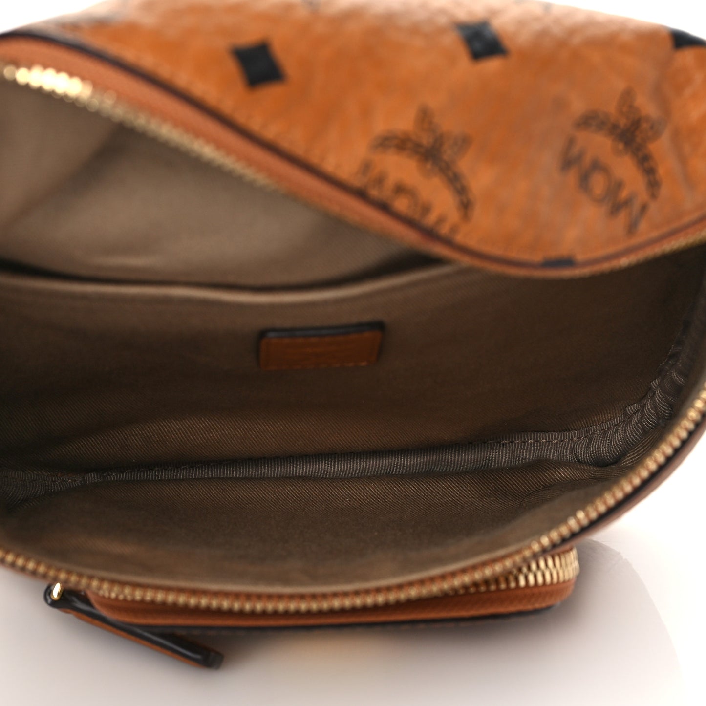 Visetos Small Aren Crossbody Bag Cognac