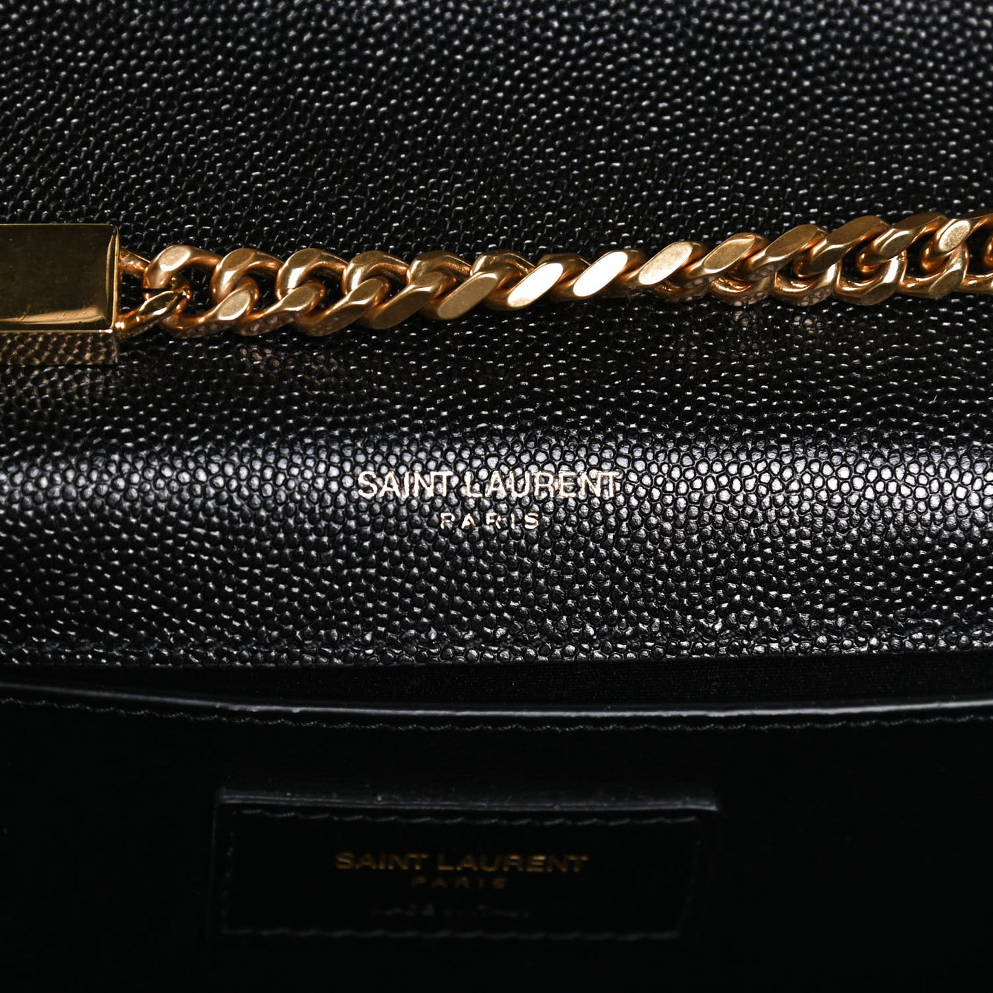 Grain De Poudre Small Classic Monogram Kate Tassel Satchel Black