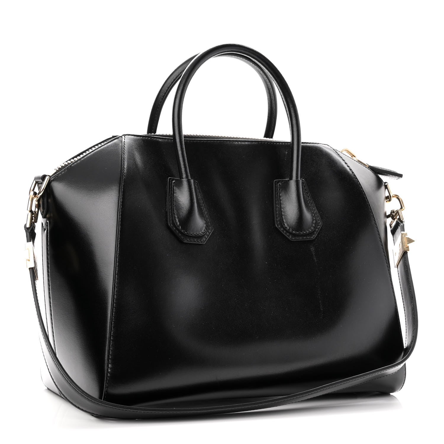 Givenchy Shiny Lord Calfskin Medium Antigona Black 3 of 12
