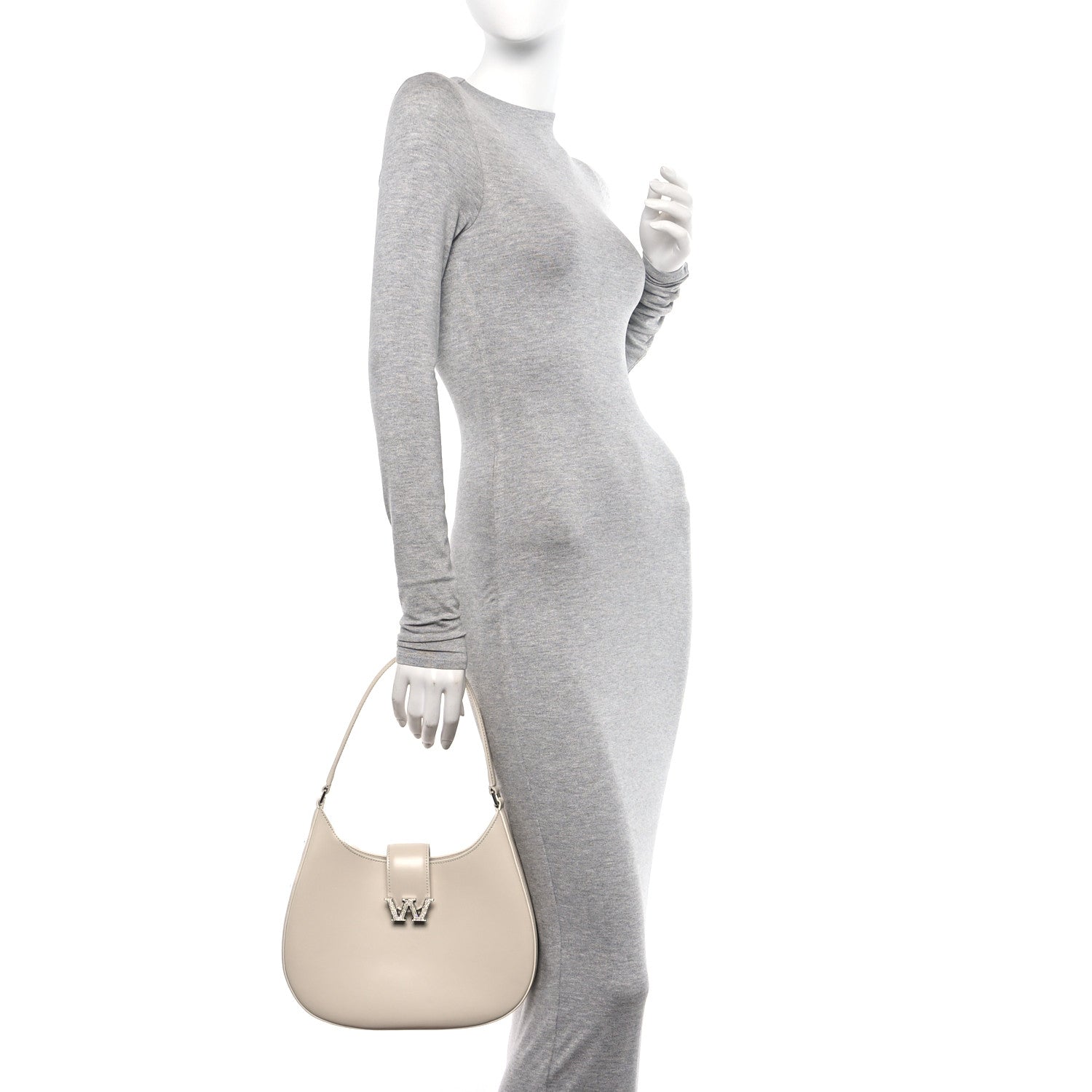 Alexander Wang Calfskin Small Legacy Hobo Porcelain 2 of 10
