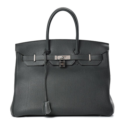 Hermes Togo Birkin 35 Vert Fonce 1 of 19