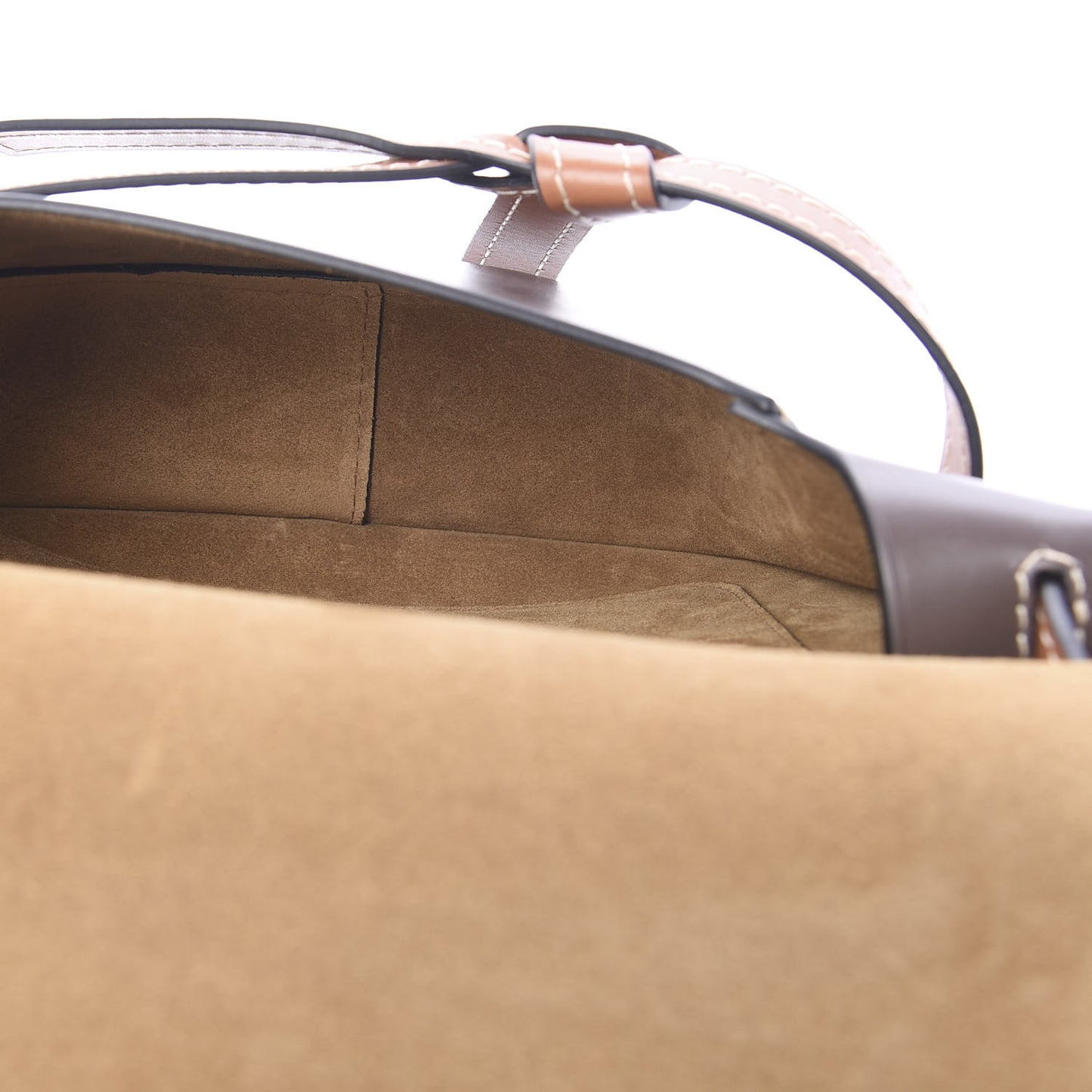 Calfskin Small Gate Crossbody Bag Oxblood Tan