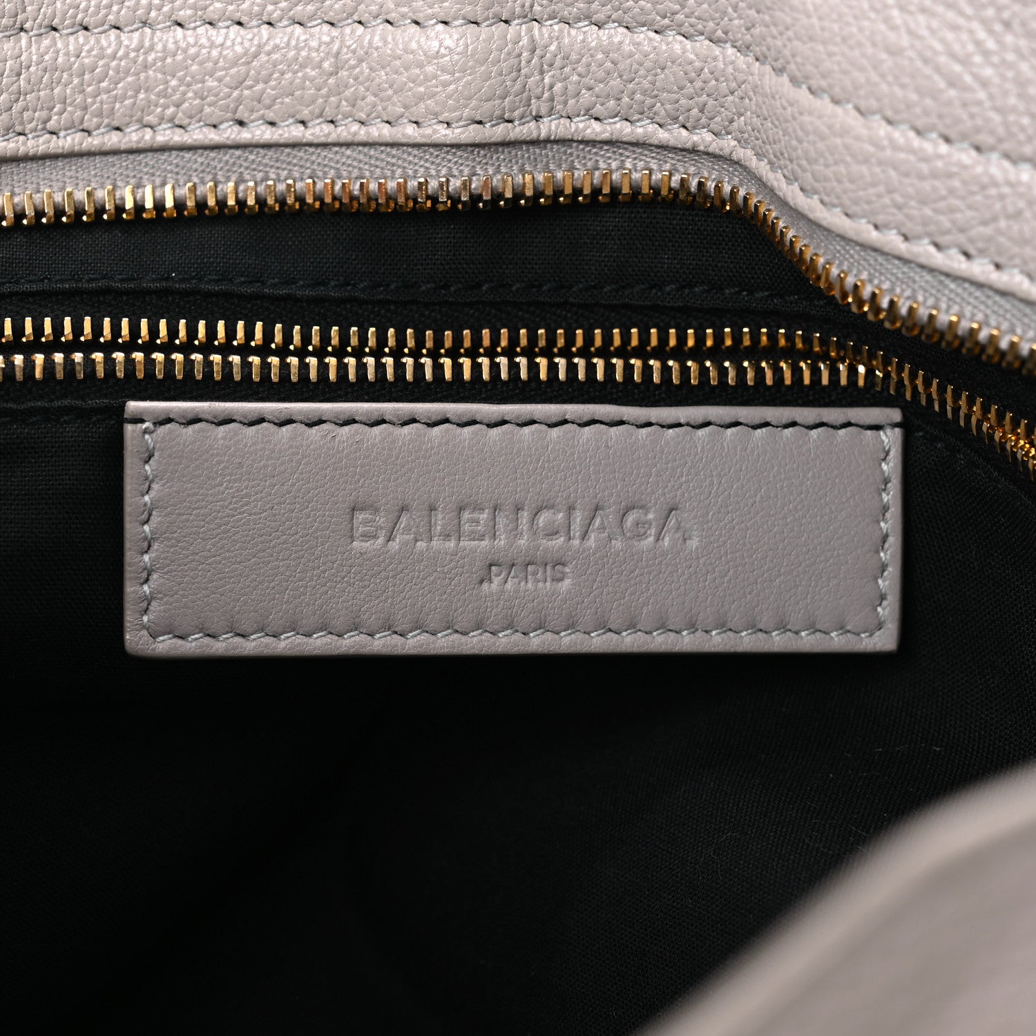 Balenciaga Chevre Gold Metallic Edge Hardware City Gris Clair Gris Perle 7 of 14