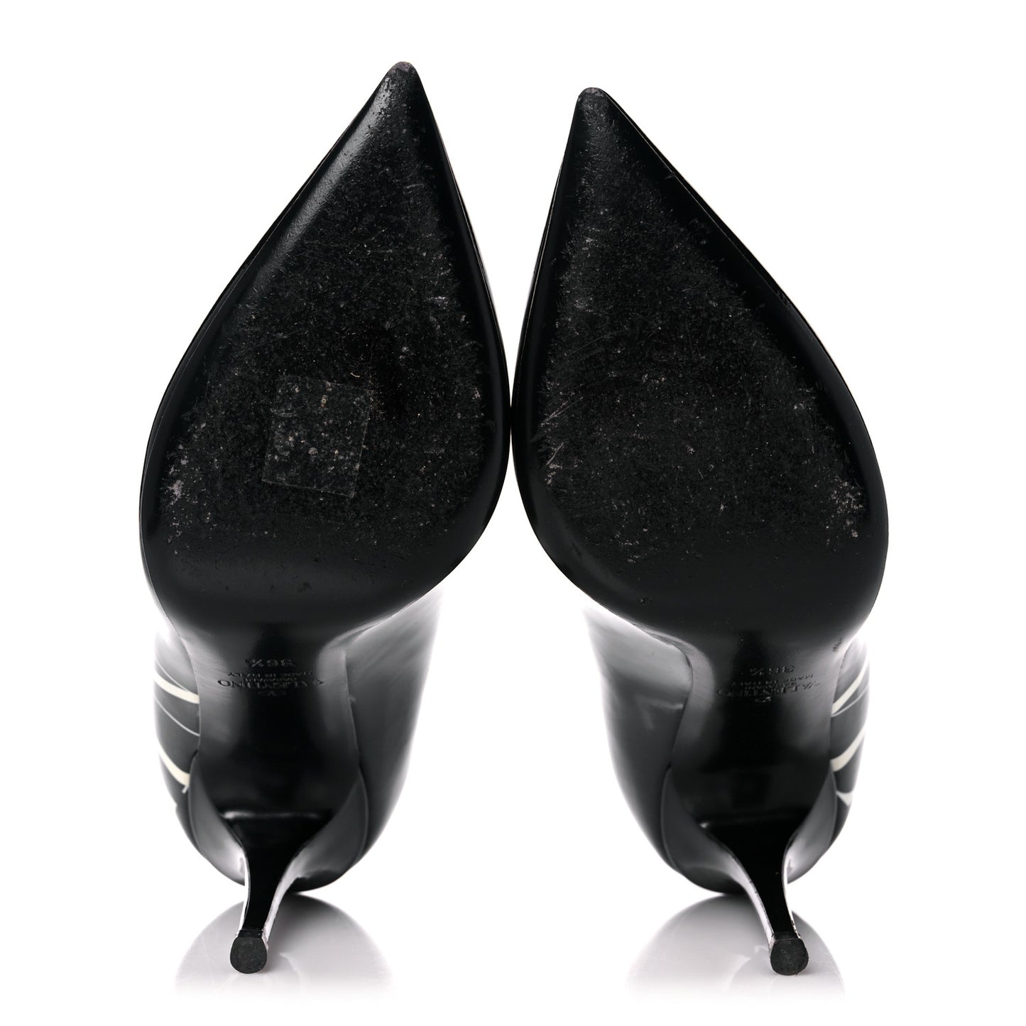 Patent VLTN 105mm Pumps 36.5 Black White