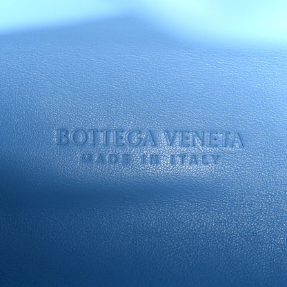 Bottega Veneta Textured Fabric Medium The Point Triangle Bag Red Blue 6 of 13