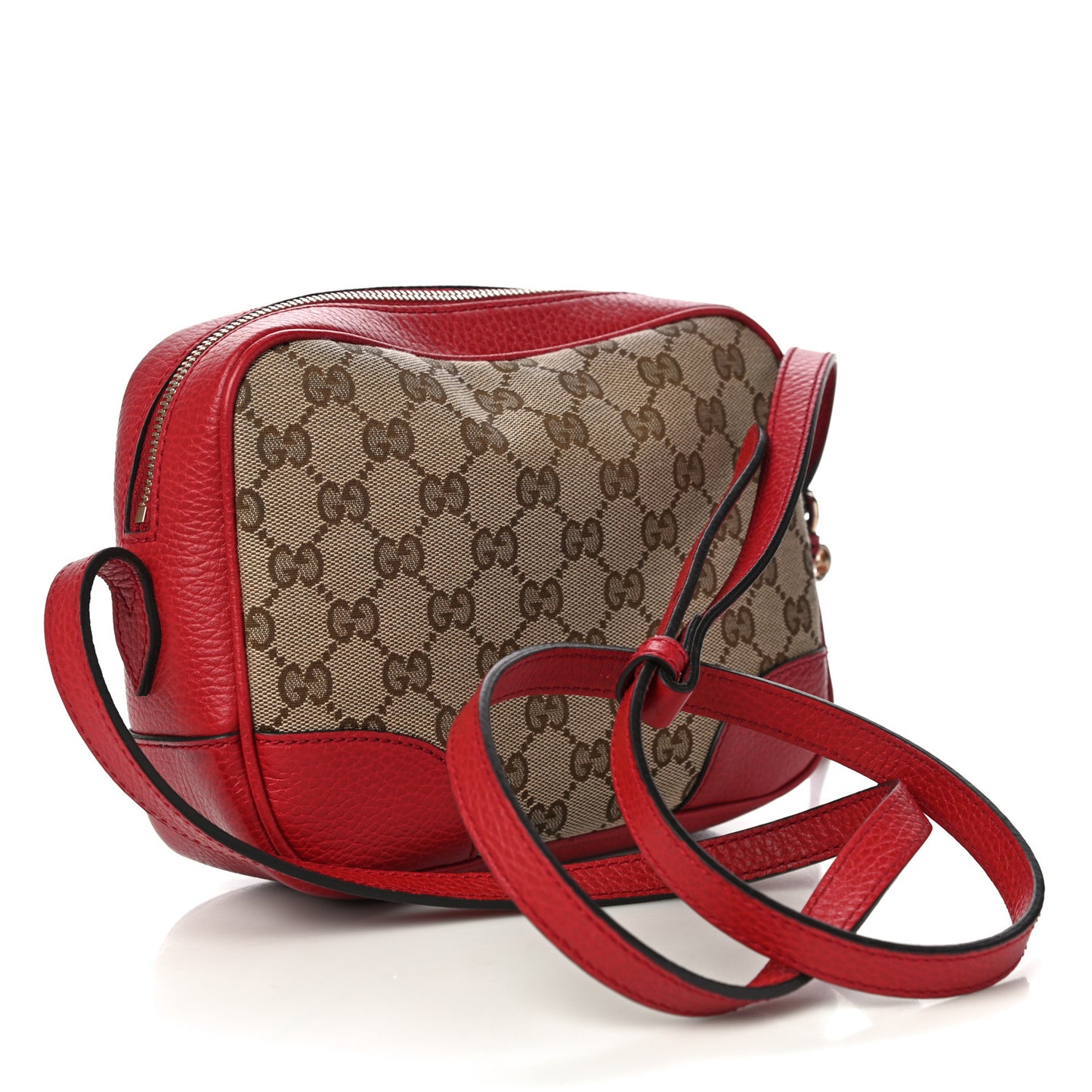Monogram Mini Bree Messenger Bag Red