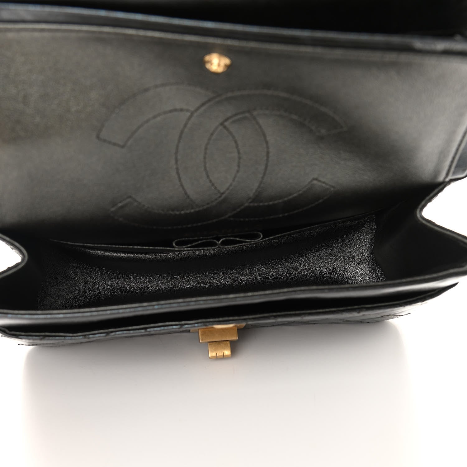 Chanel Iridescent Calfskin Quilted 2.55 Reissue 225 Flap Ruthenium 4 of 10