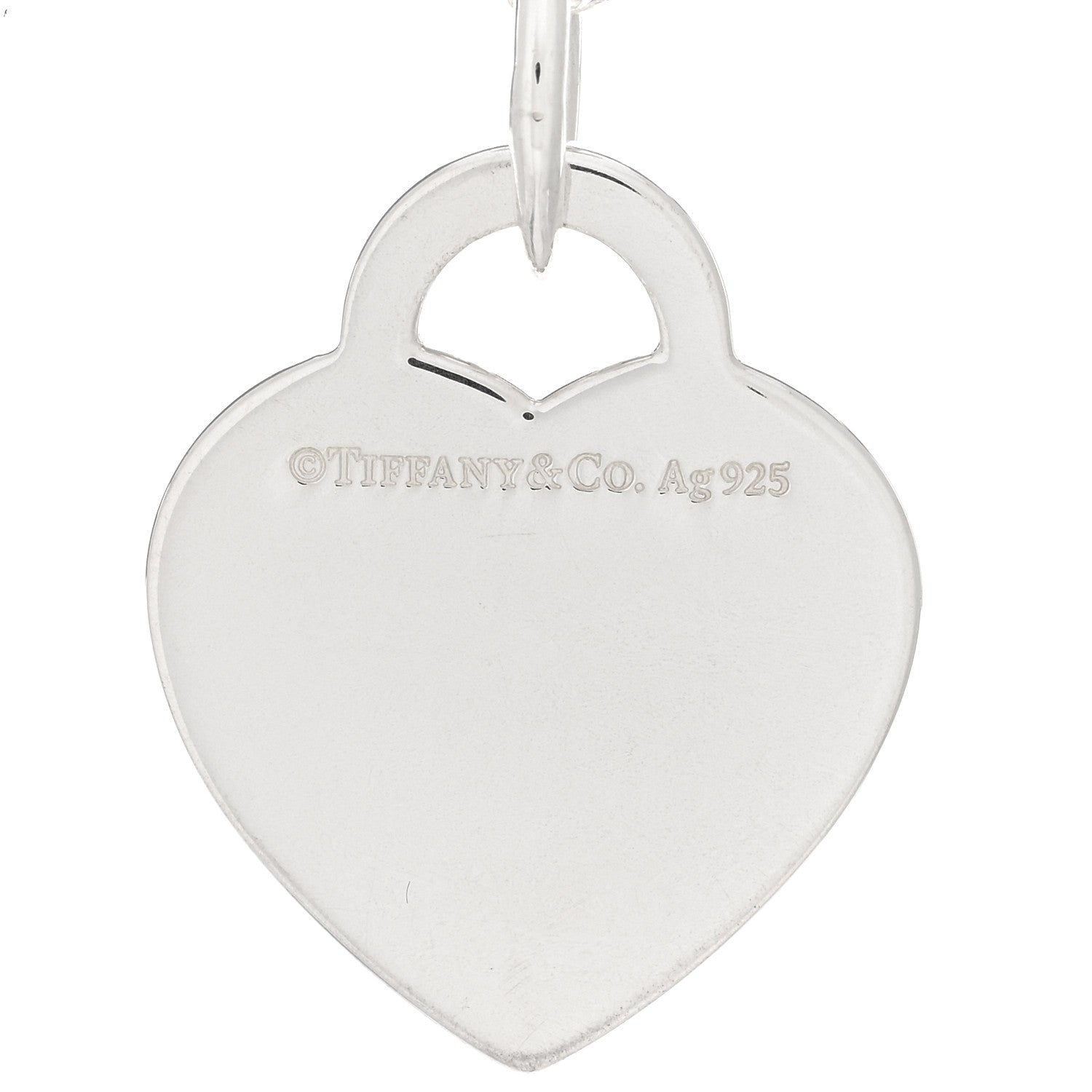 Tiffany Sterling Silver Medium Return To Tiffany Heart Pendant Necklace 4 of 4