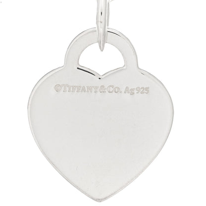 Tiffany Sterling Silver Medium Return To Tiffany Heart Pendant Necklace 4 of 4