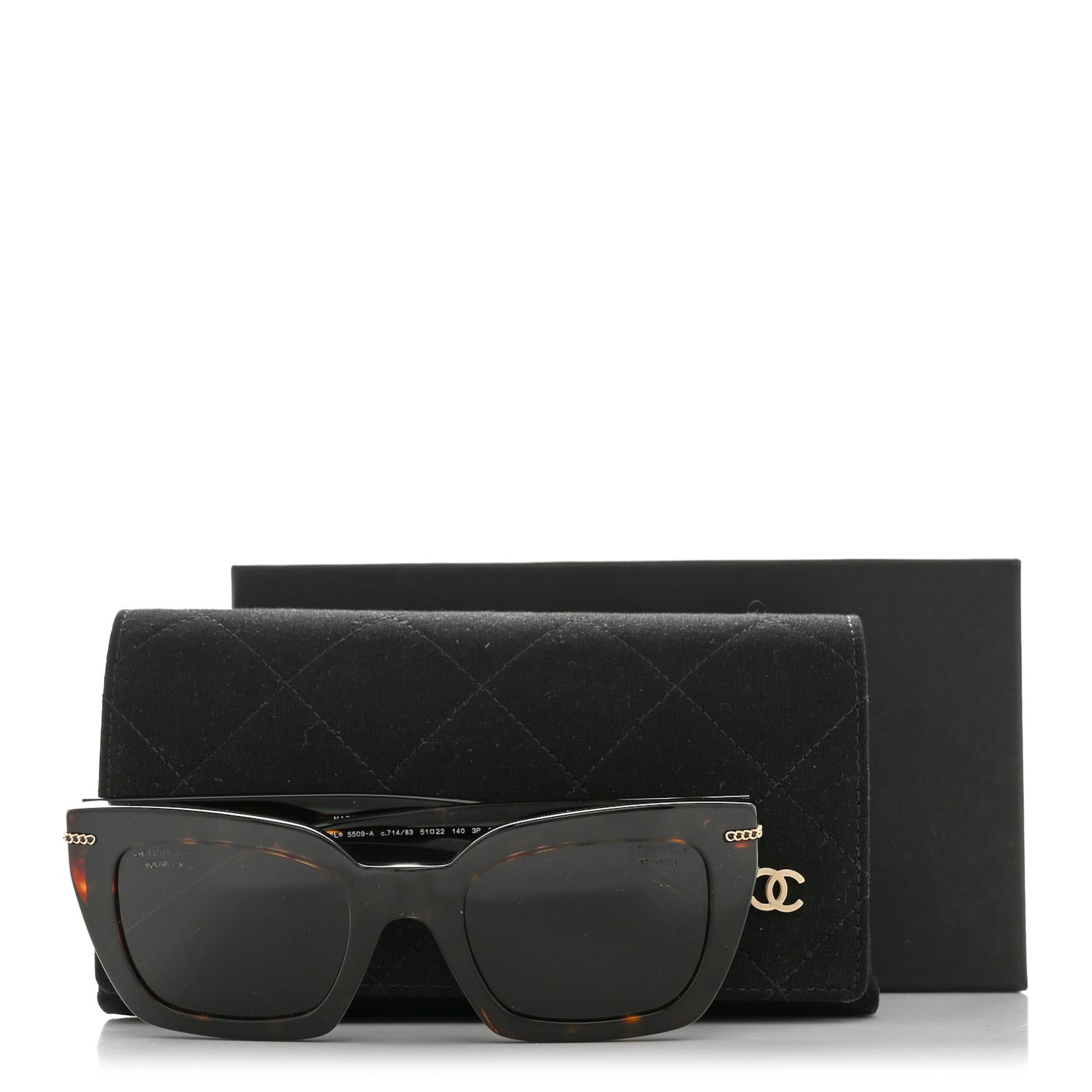 Acetate Square Sunglasses 5509-A Tortoise