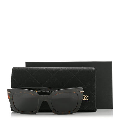 Chanel Acetate Square Sunglasses 5509-A Tortoise 7 of 7