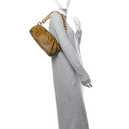 Bottega Veneta Calfskin The Pouch Chain Teak 2 of 11