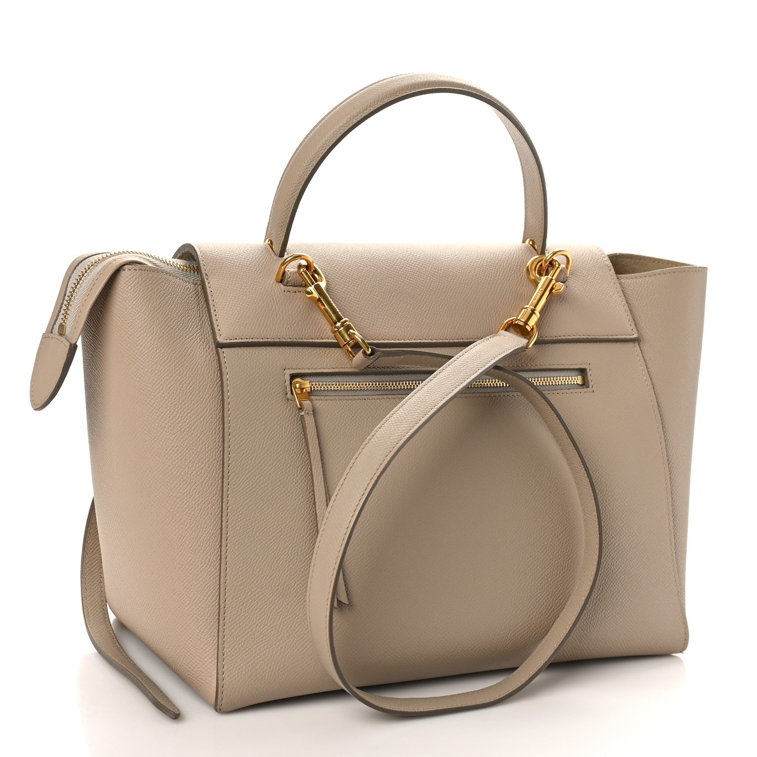 Celine Grained Calfskin Mini Belt Bag Dune 3 of 8