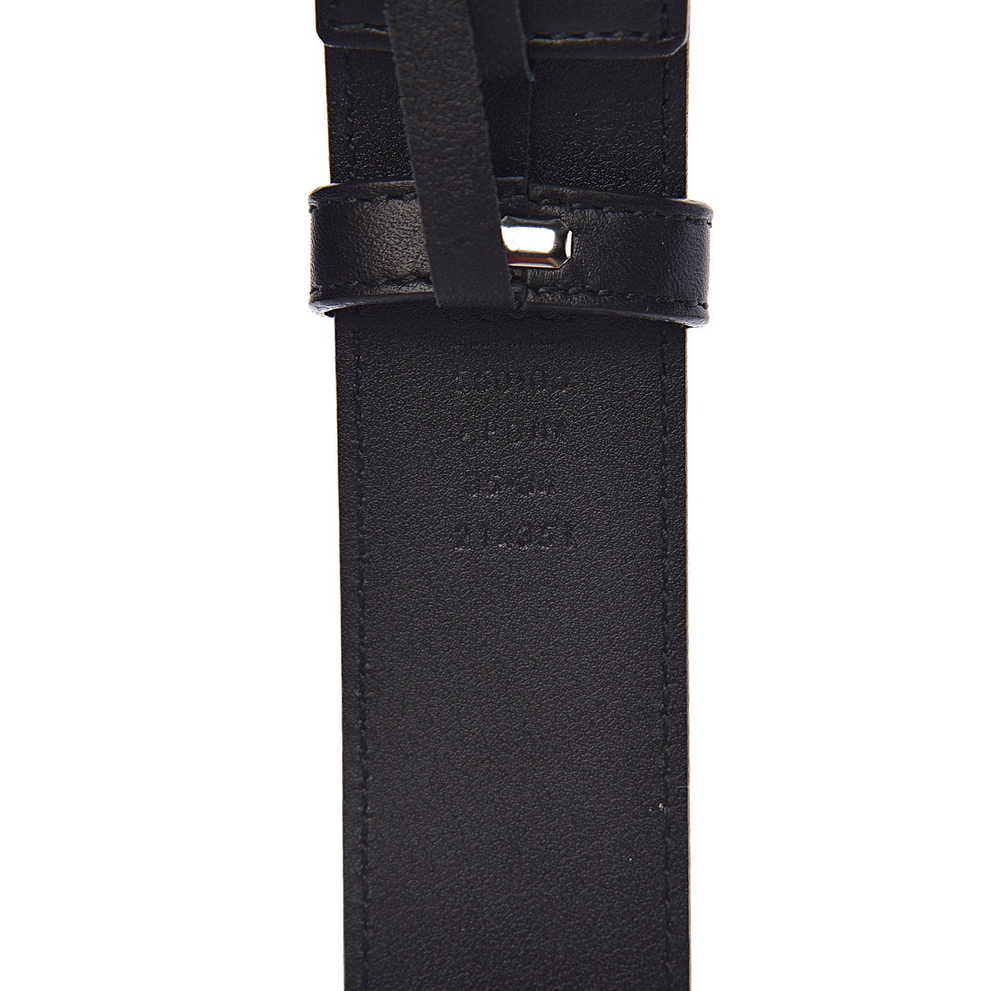 Calfskin Crystal Square G Madelyn Belt 85 34 Black