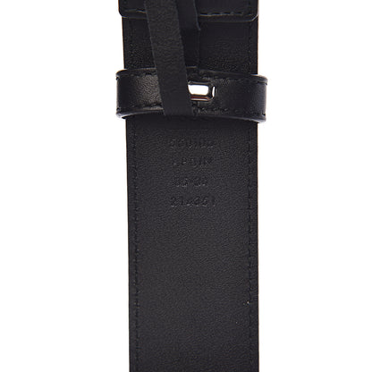 Gucci Calfskin Crystal Square G Madelyn Belt 85 34 Black 4 of 7