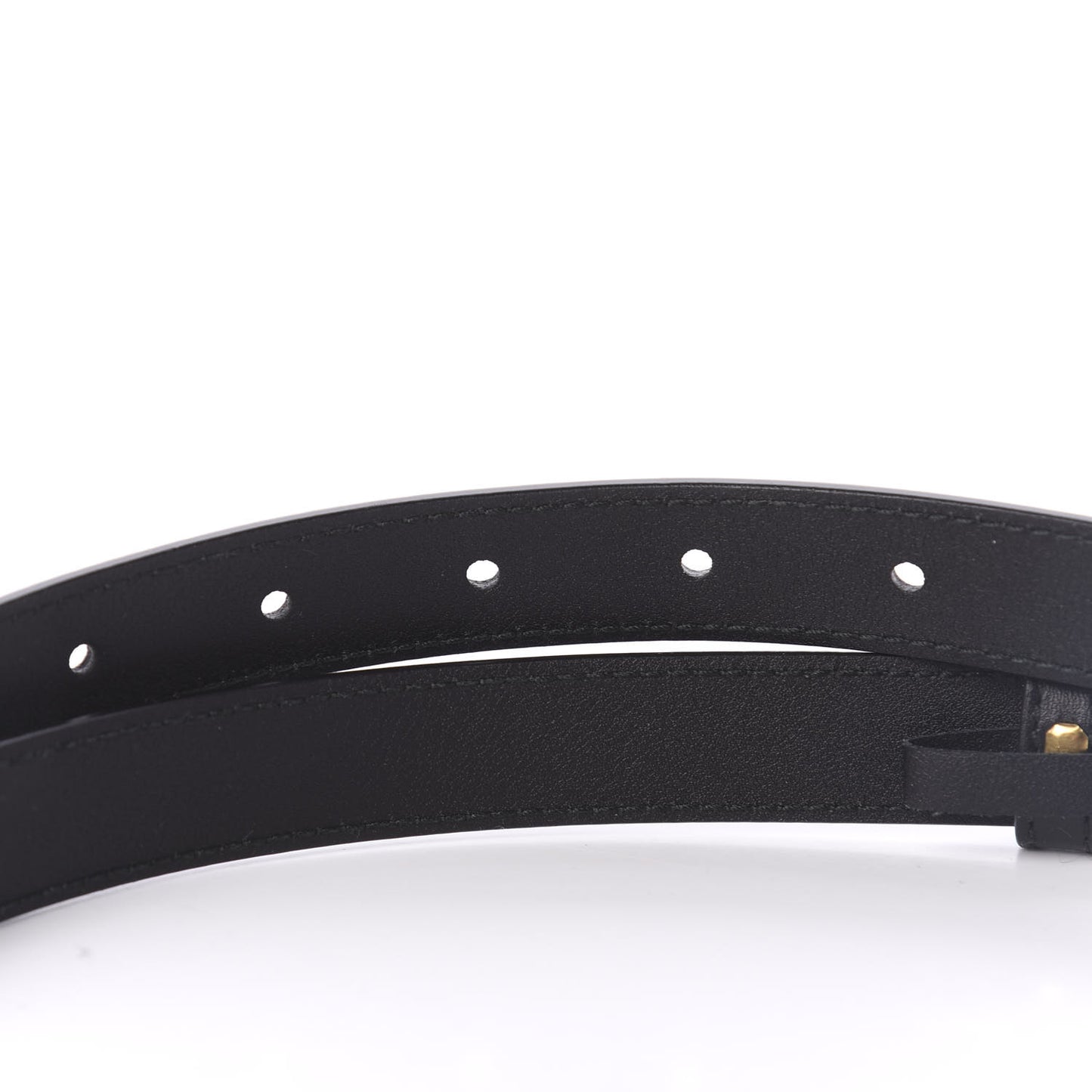 Calfskin Double G 20mm Belt 75 30 Black