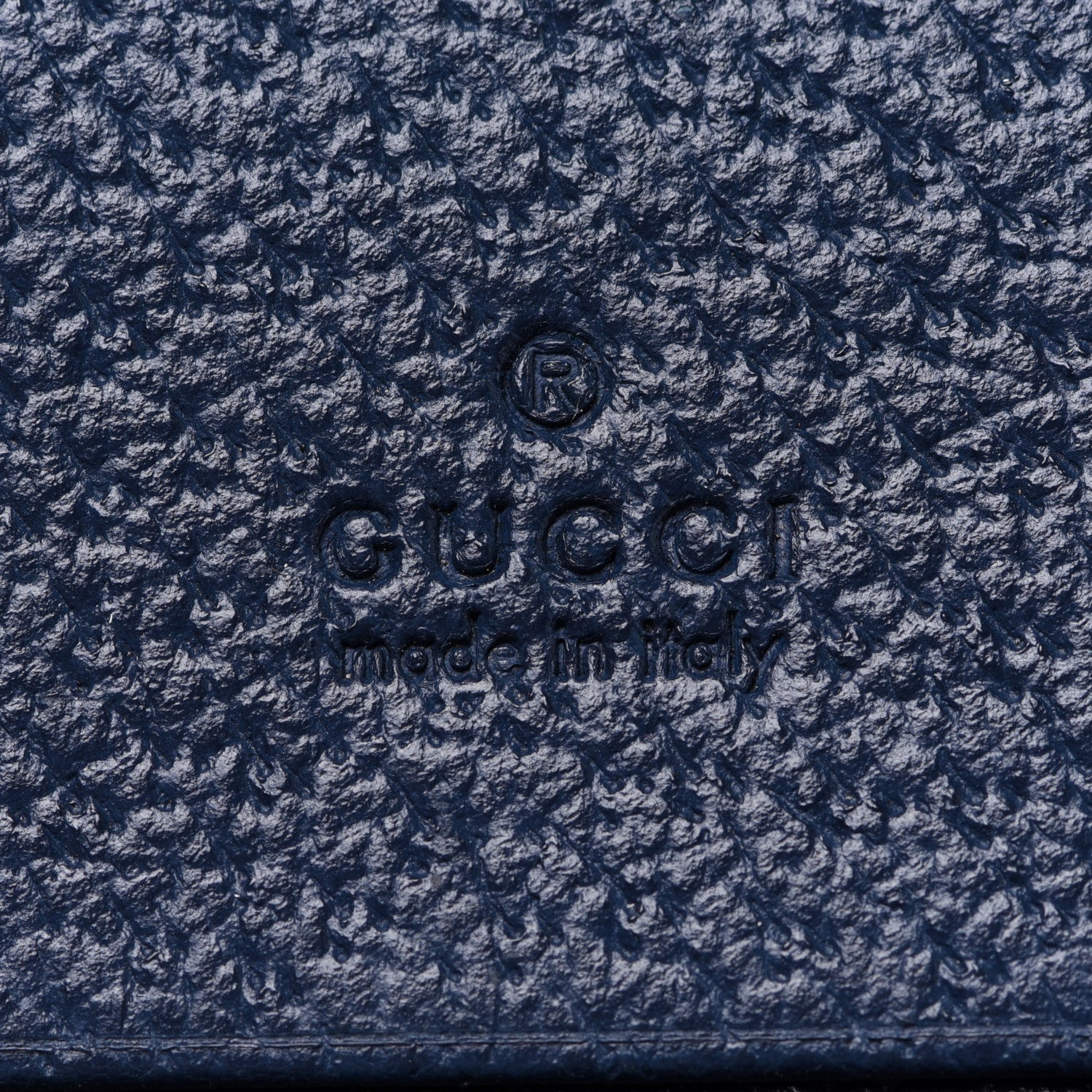 Gucci Textured Calfskin Web Ophidia Card Case Blue Agata 6 of 8