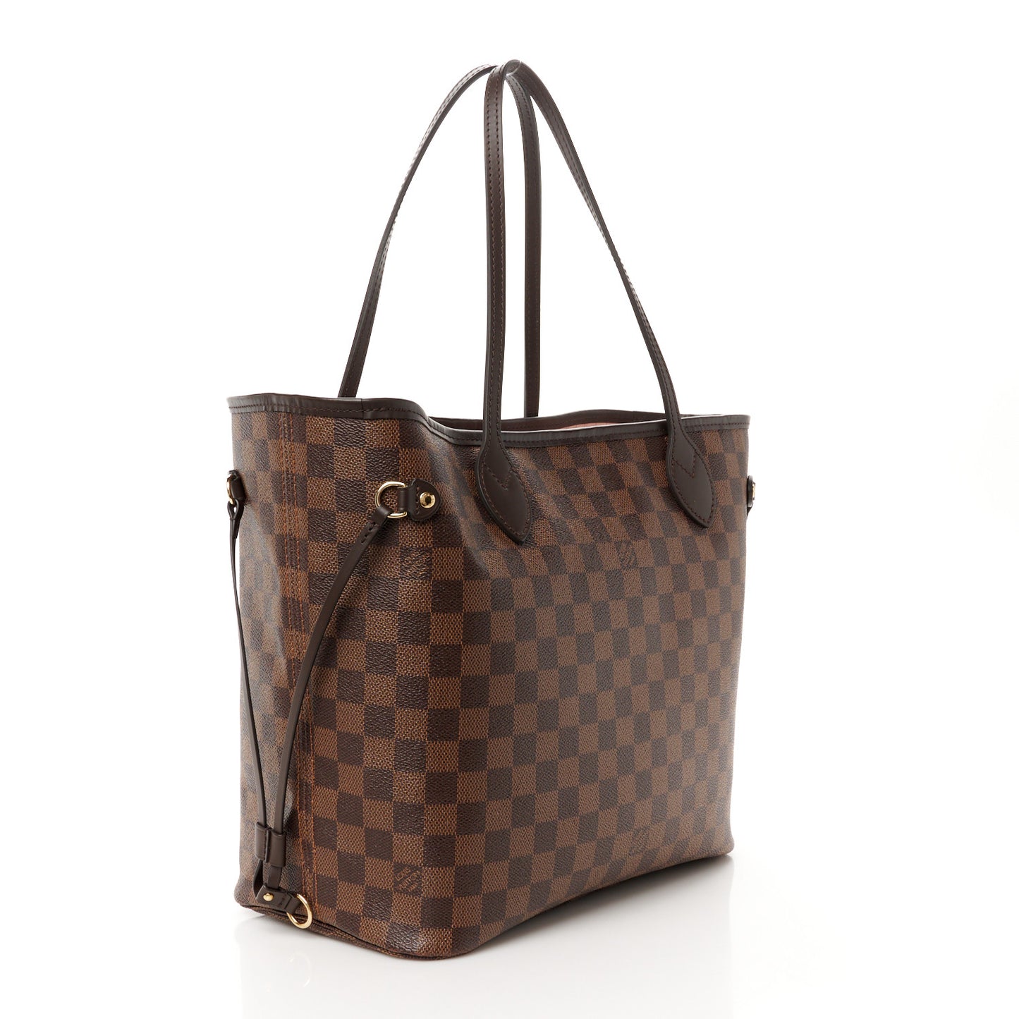 Damier Ebene Neo Neverfull MM Rose Ballerine