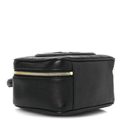 Gucci Sakai Be Green Calfskin Diagonal Stitched Blondie Top Handle Bag Black 9 of 10