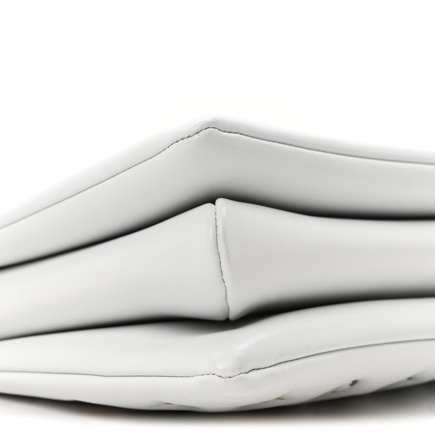 Lambskin Embossed Monogram LV Garden Coussin PM Cream
