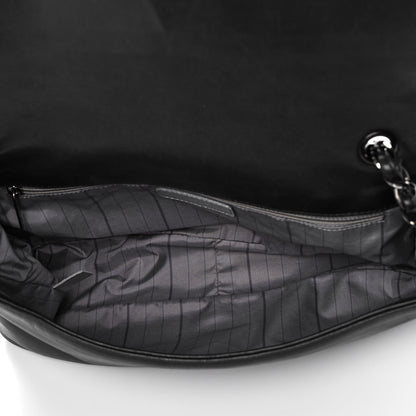 Chanel Lambskin Studded CC East West Flap Black 5 of 13