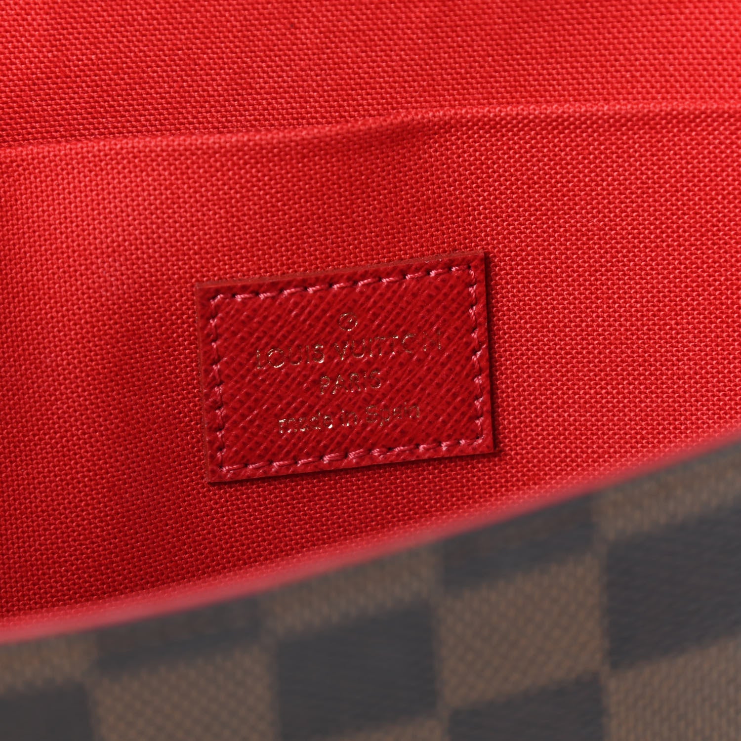 Louis Vuitton Damier Ebene Pochette Felicie Chain Wallet 7 of 10