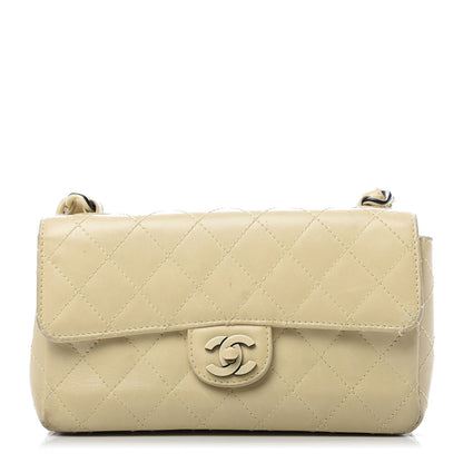 Chanel Lambskin Bekko Resin Small Single Flap Beige 1 of 11