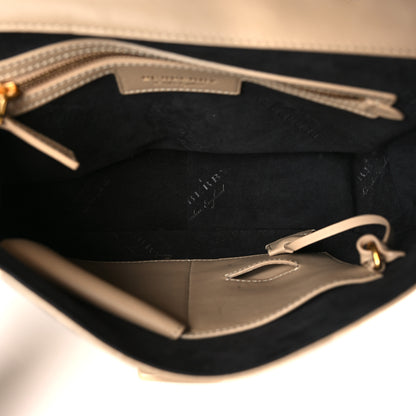 Burberry Trench Calfskin Medium DK88 Top Handle Bag Honey 4 of 7