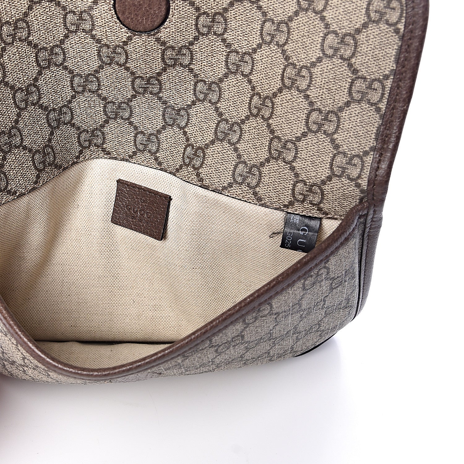 Gucci GG Supreme Monogram Neo Vintage Web Belt Bag Brown 5 of 9