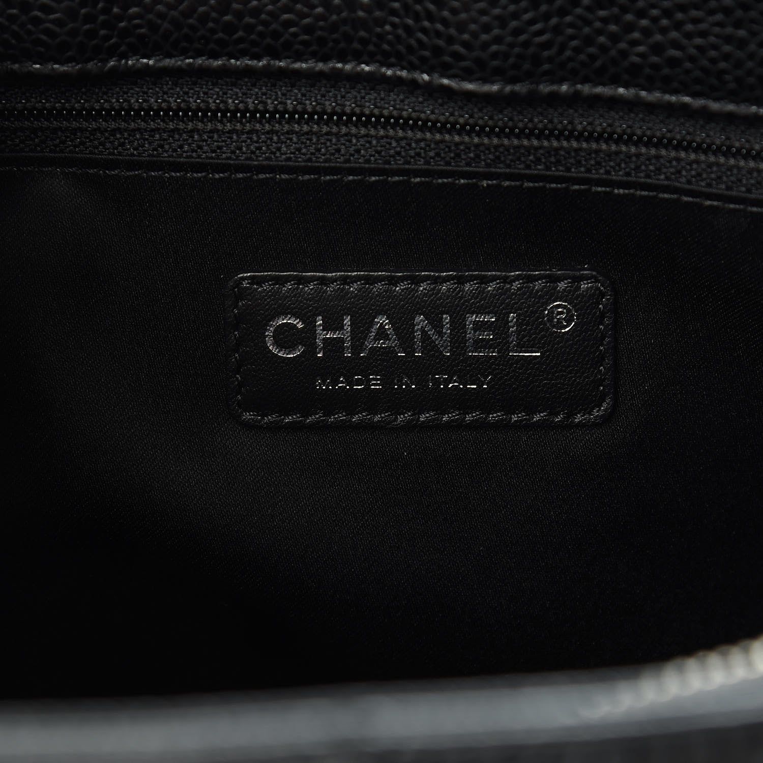 Chanel Caviar Quilted Grand Shopping Tote GST Black 6 of 12