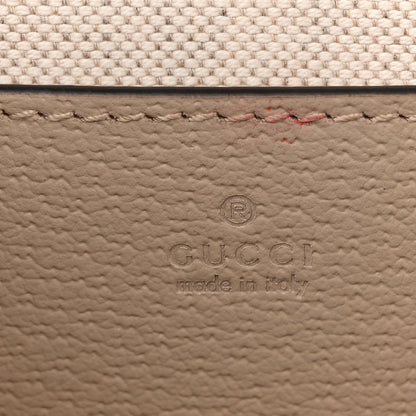 Gucci GG Supreme Monogram Textured Dollar Calfskin Web Mini Ophidia Envelope Shoulder Bag Beige Mystic White Oatmeal 11 of 12