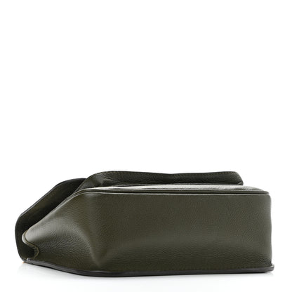 Louis Vuitton Grained Calfskin Lockme Chain Bag PM Kaki 3 of 8