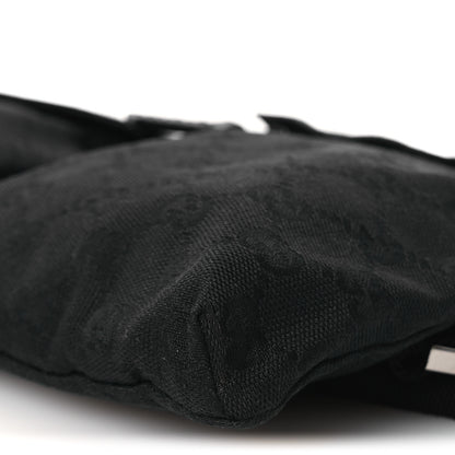 Gucci GG Monogram Double Pocket Belt Bag Black 10 of 13