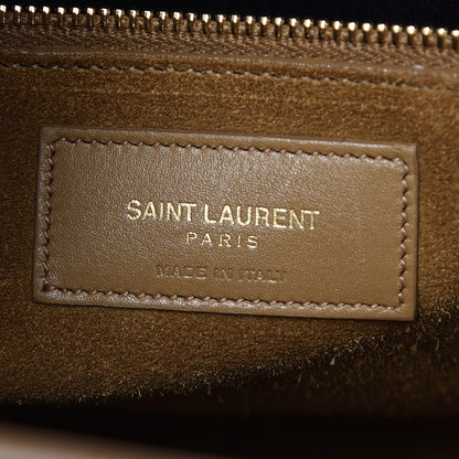 Saint Laurent Calfskin Small Sac De Jour Taupe 8 of 22