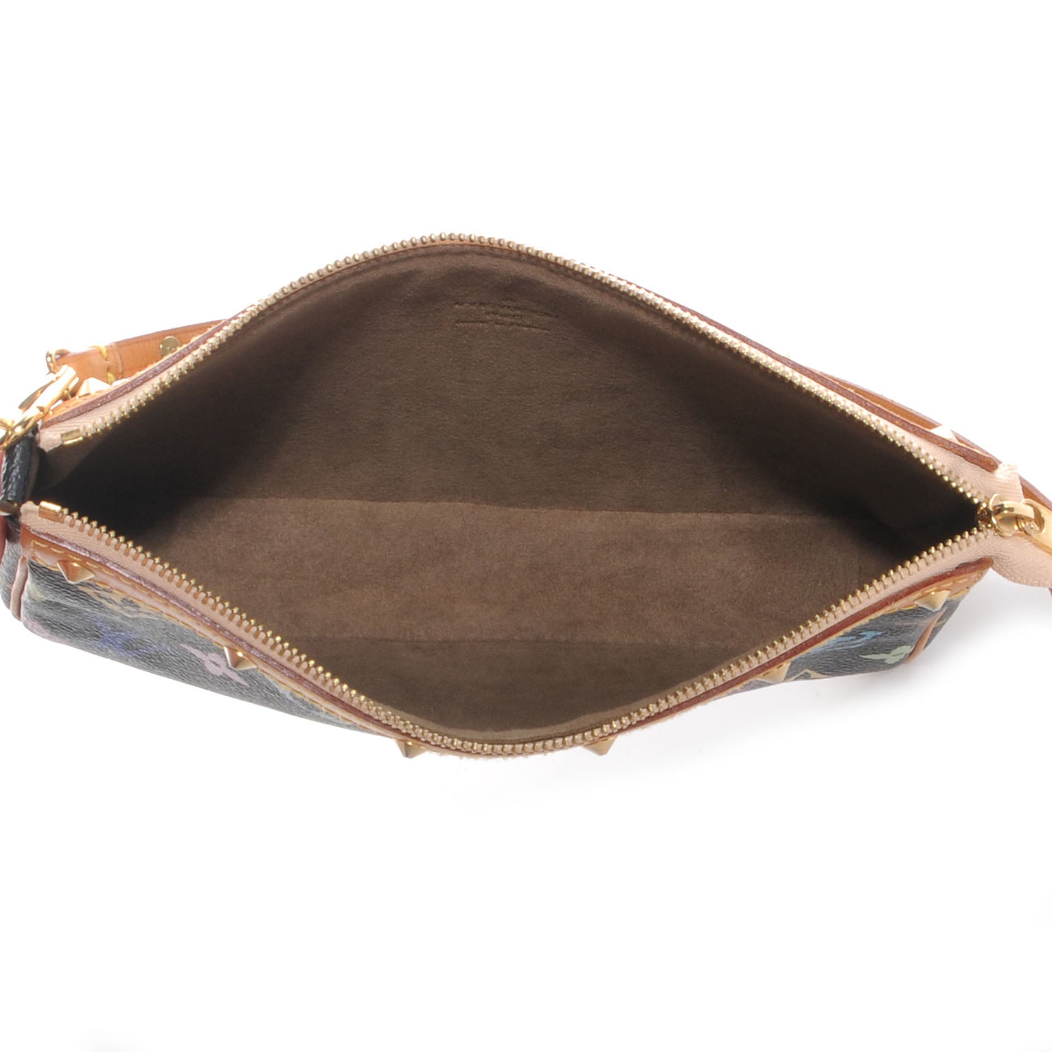 Louis Vuitton Monogram Multicolor Pochette Accessories Black 5 of 9