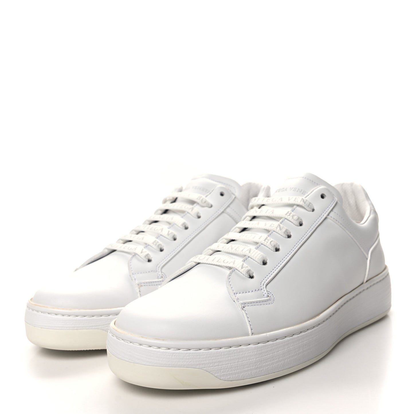 Bolt Calfskin Sneakers 40 Optic White