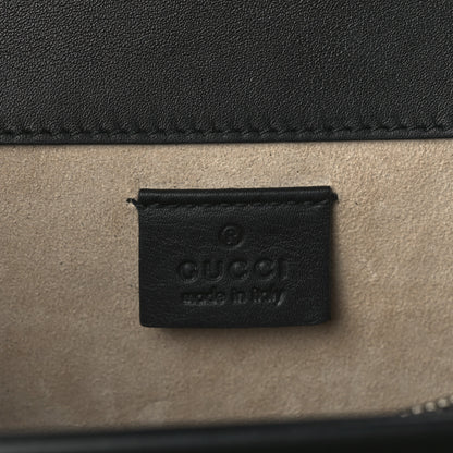 Gucci Calfskin Floral Embroidered Studded Small Dionysus Shoulder Bag Black 5 of 8