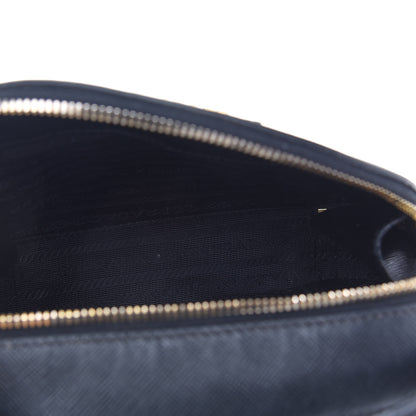 Prada Saffiano Lux Odette Crossbody Black 6 of 11